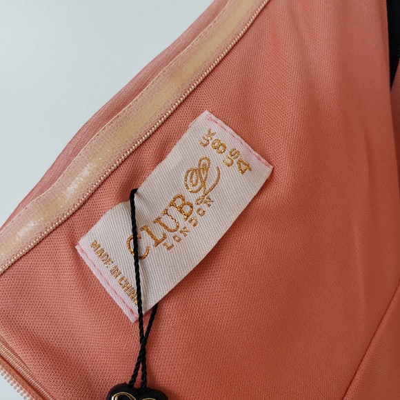 ASOS CLUB LONDON RUFFLE DRESS - Picture 7 of 8